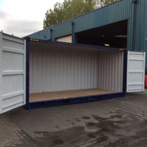 20ft High Cube Container mit offener Seite