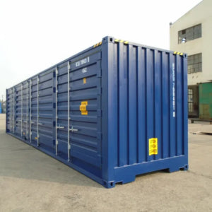 40-Fuß-High-Cube-Container mit offener Seite