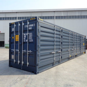 40 Fuß High Cube Container 3 Seiten zu öffnen (Side Door)